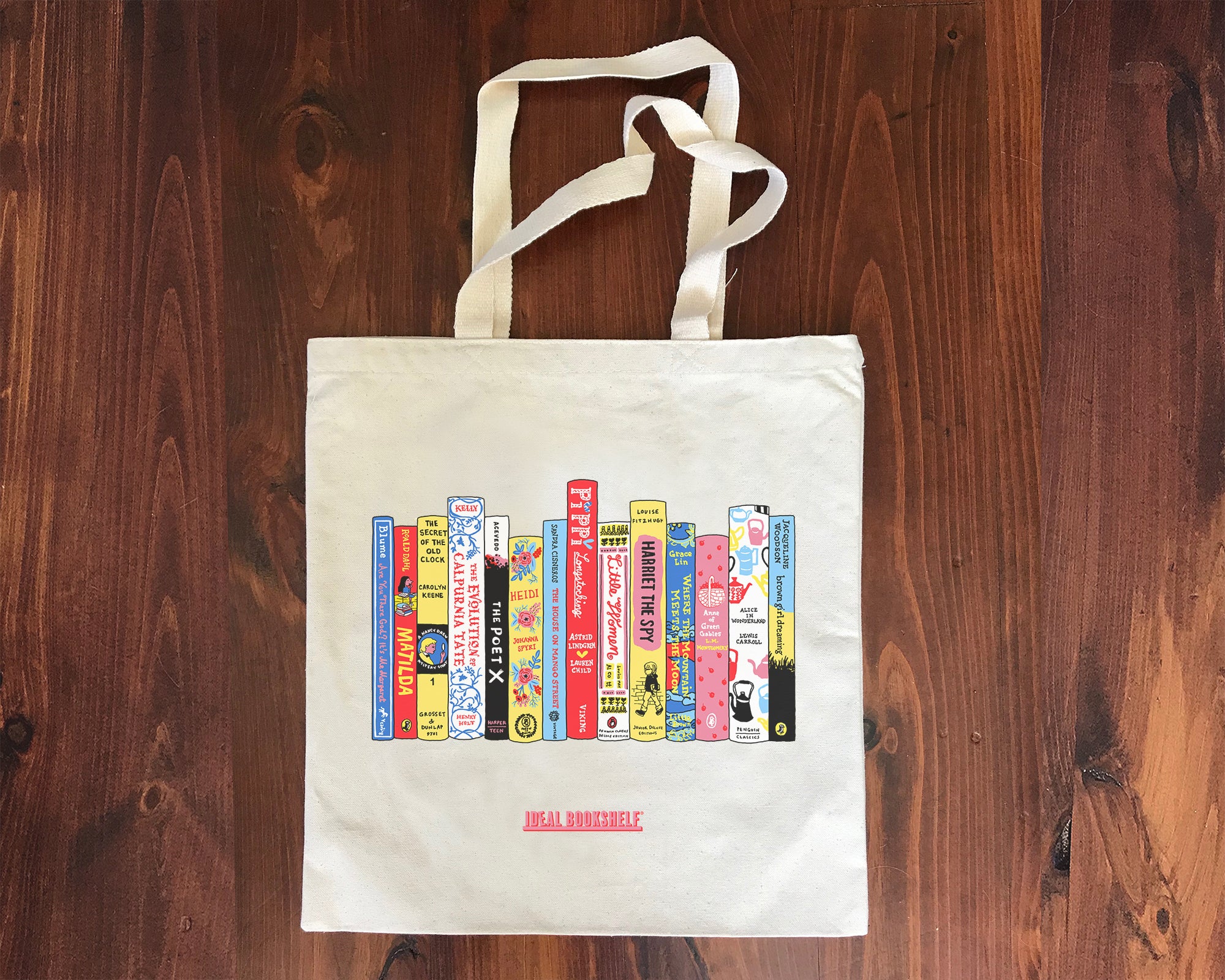 Book Tote bag Just a girl who loves Books Beige Reusable Library Tote bag  cute