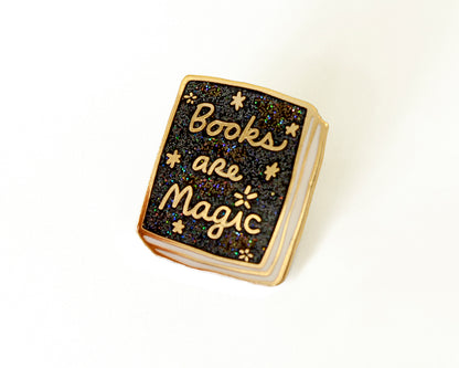 Book Pin: Books Are Magic