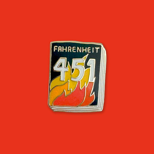 Book Pin: Fahrenheit 451