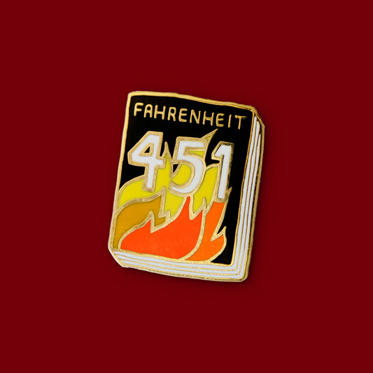 Book Pin: Fahrenheit 451