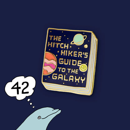 Book Pin: The Hitchhiker's Guide to the Galaxy