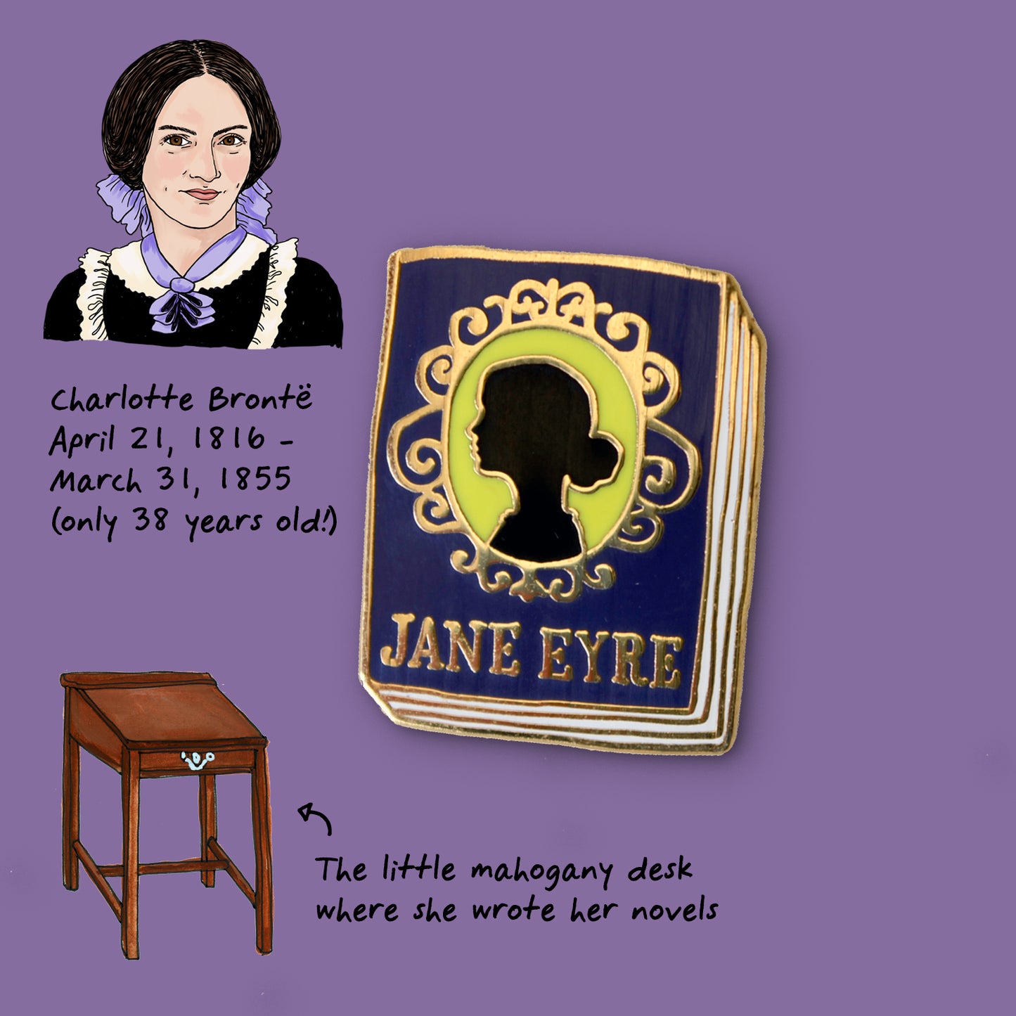 Book Pin: Jane Eyre