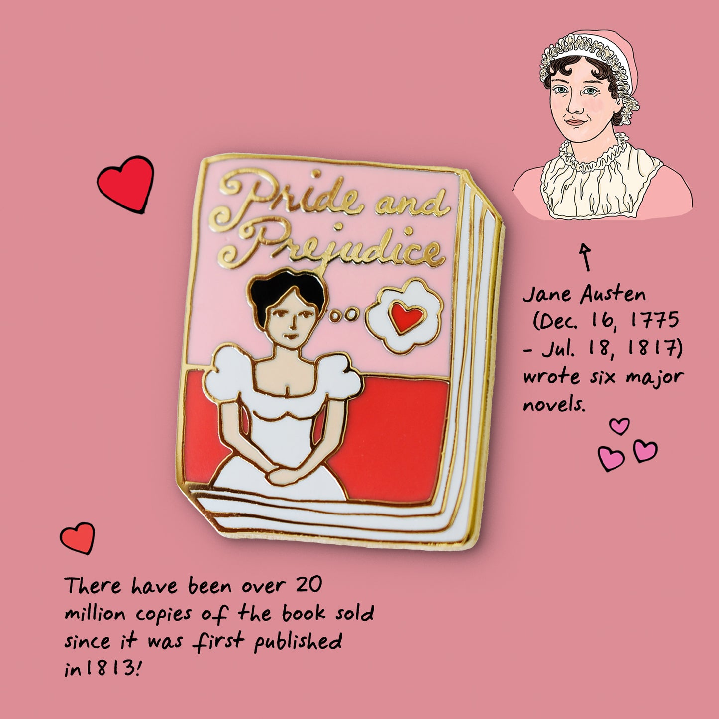 Book Pin: Pride and Prejudice