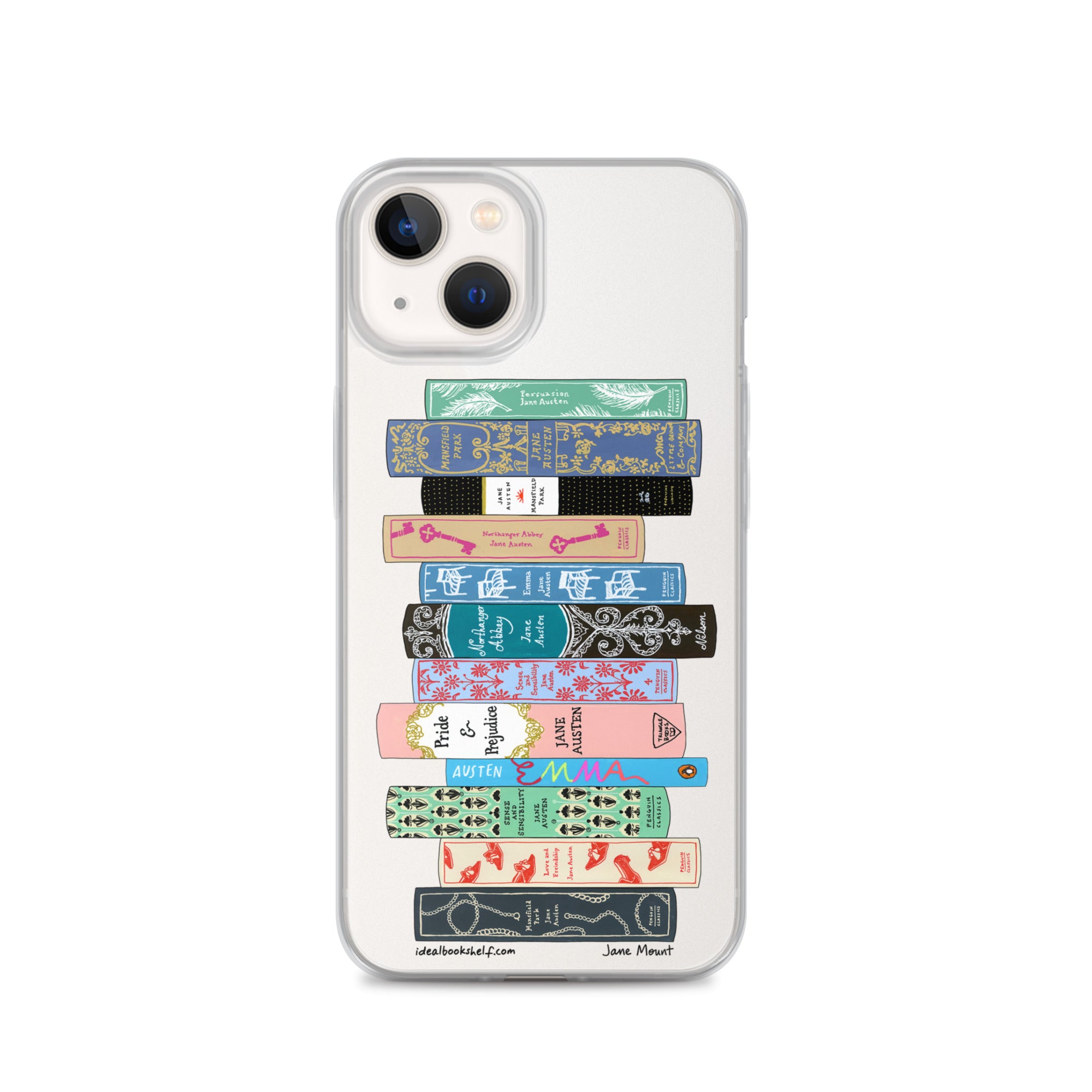 Jane Austen iPhone Case Ideal Bookshelf