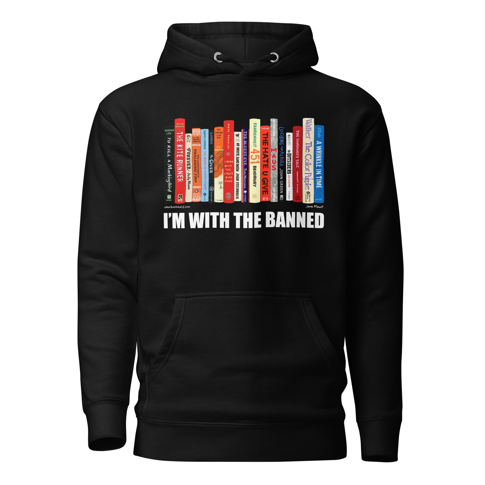 I m with the Banned Hoodie Ideal Bookshelf