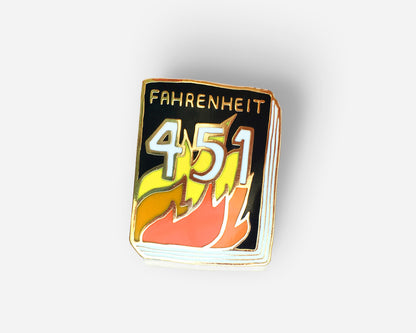 Book Pin: Fahrenheit 451