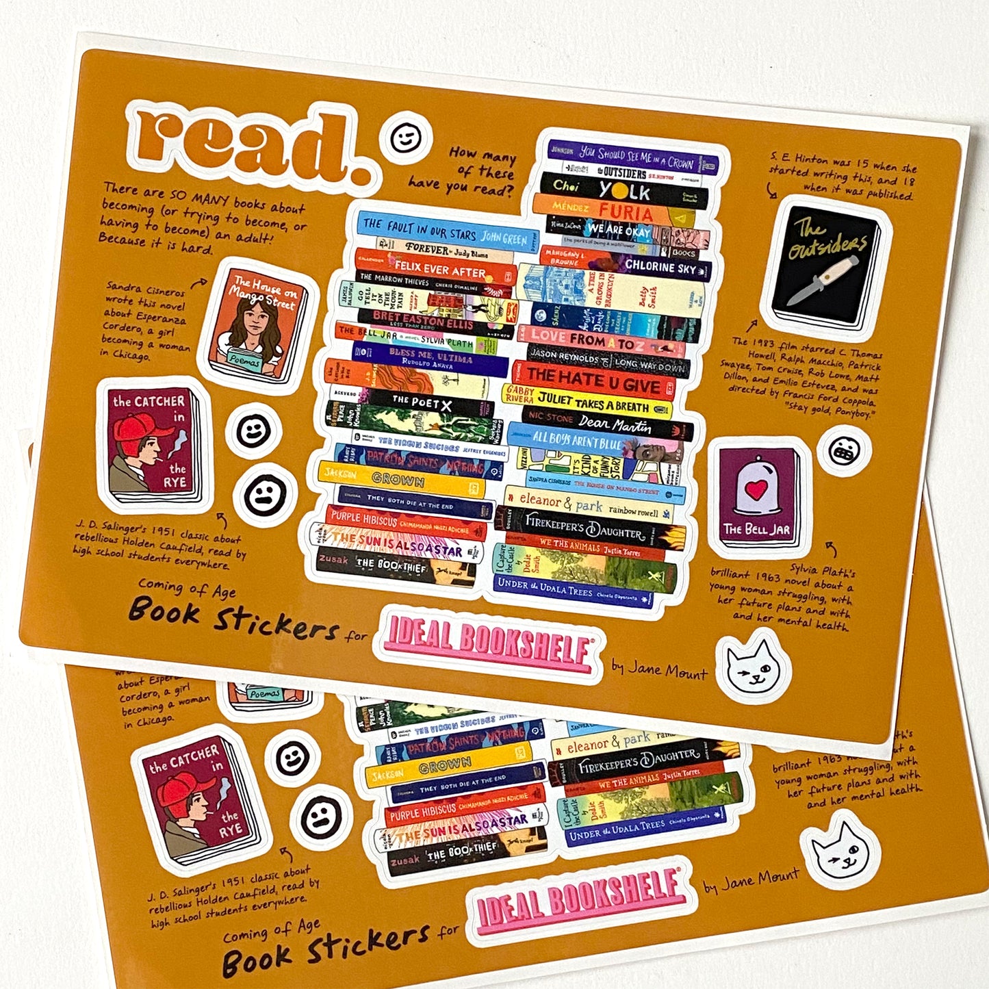 Sticker Sheets: Classics of the 1900s – Ideal Bookshelf